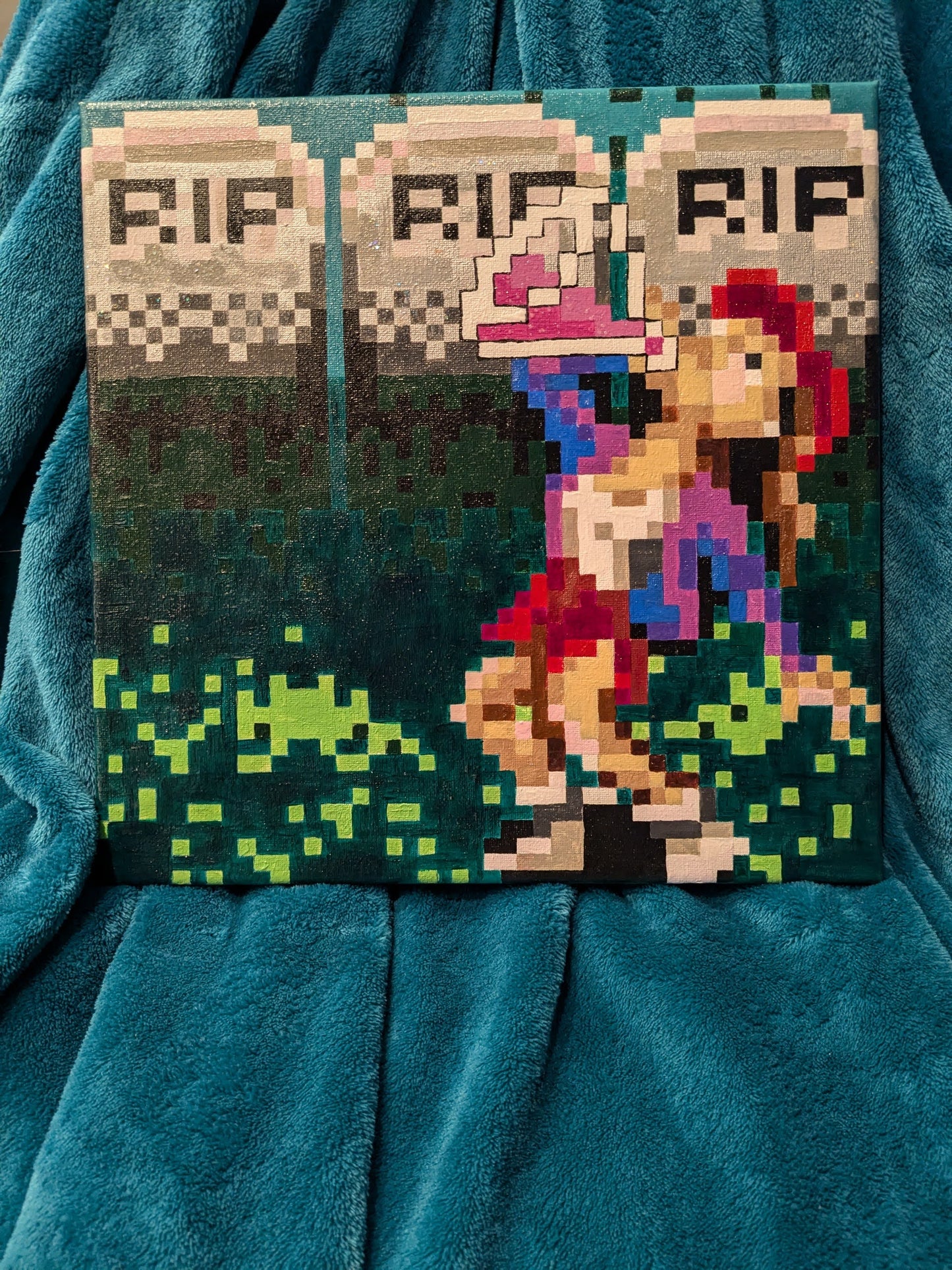 Zombies! Pixel Art Painting