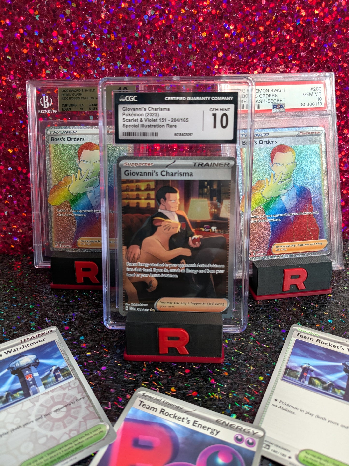 Art and Card Stand - Team Baddie