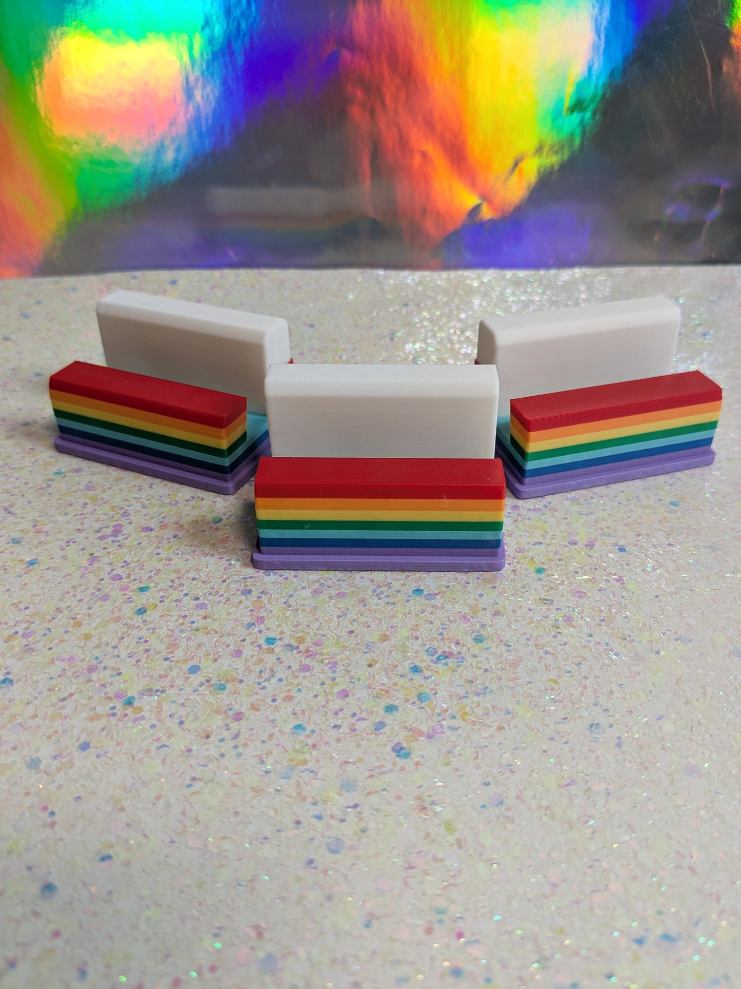 Art and Card Stand - Rainbow