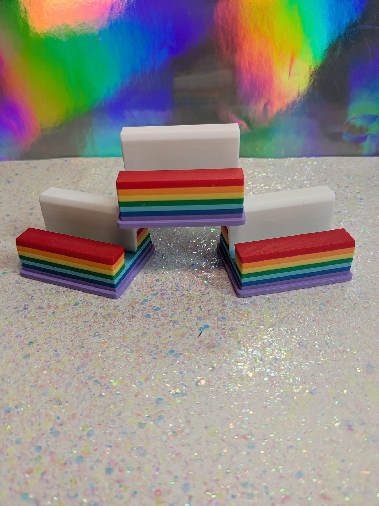 Art and Card Stand - Rainbow