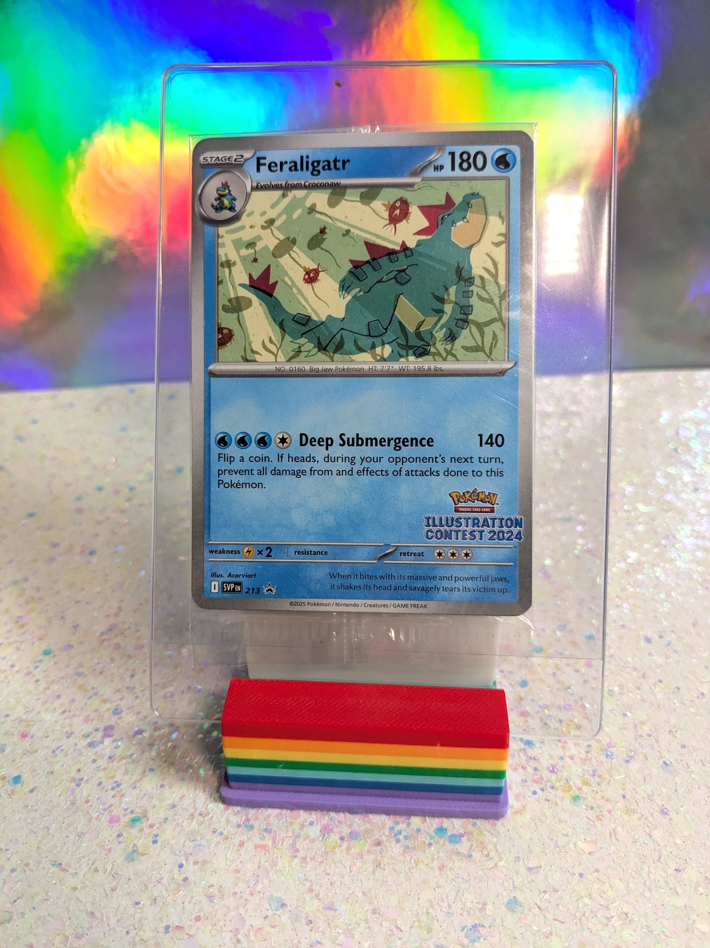 Art and Card Stand - Rainbow
