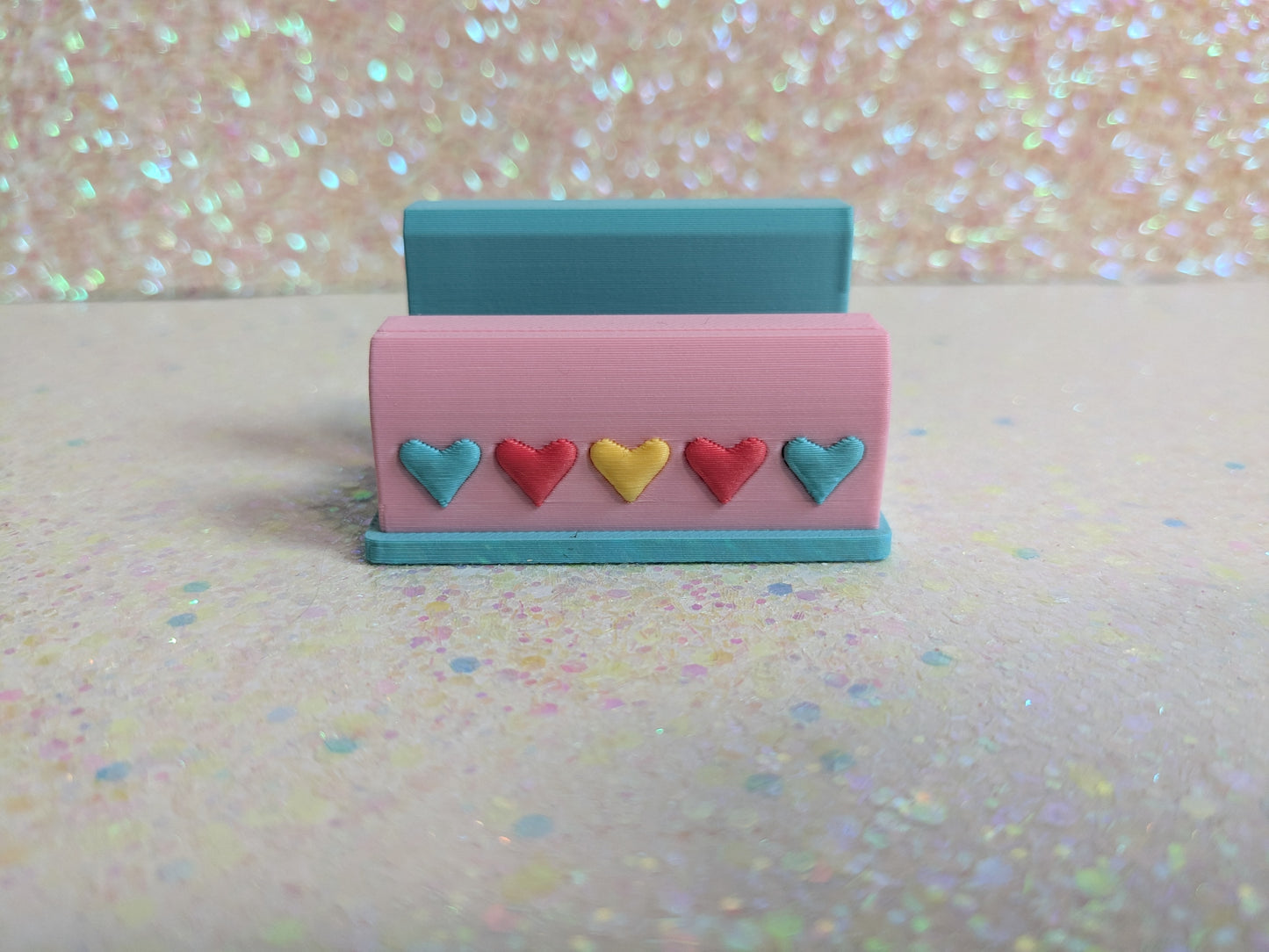 Art and Card Stand - Pastel Hearts