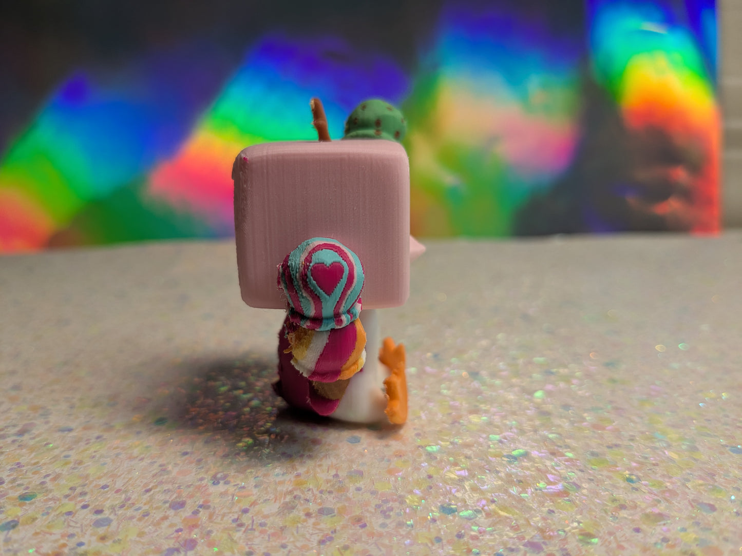Mini Penguin Cube with Ice Cream