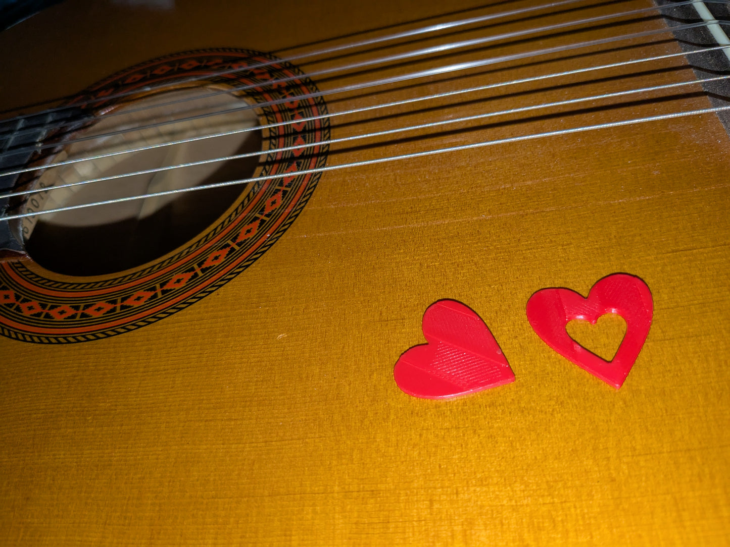 Heart Guitar Picks (Set of 2)
