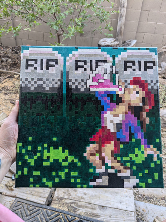 Zombies! Pixel Art Painting