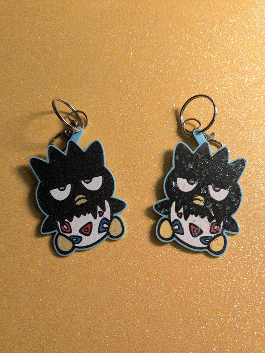 Penguin x Egg - Glitter Keychain