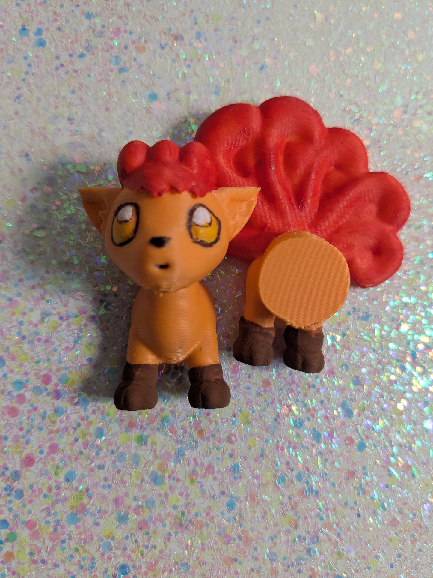 Fire Fox Head and Tail Pins