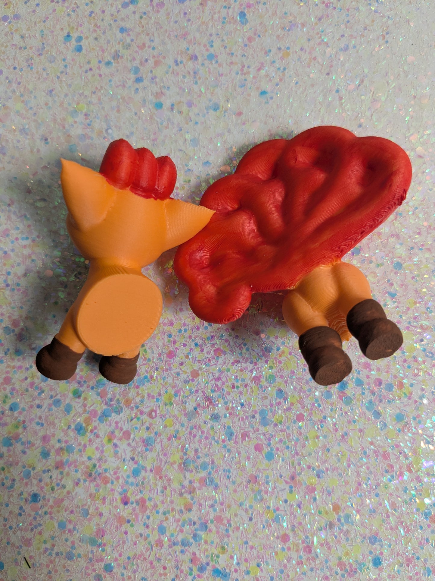 Fire Fox Head and Tail Pins