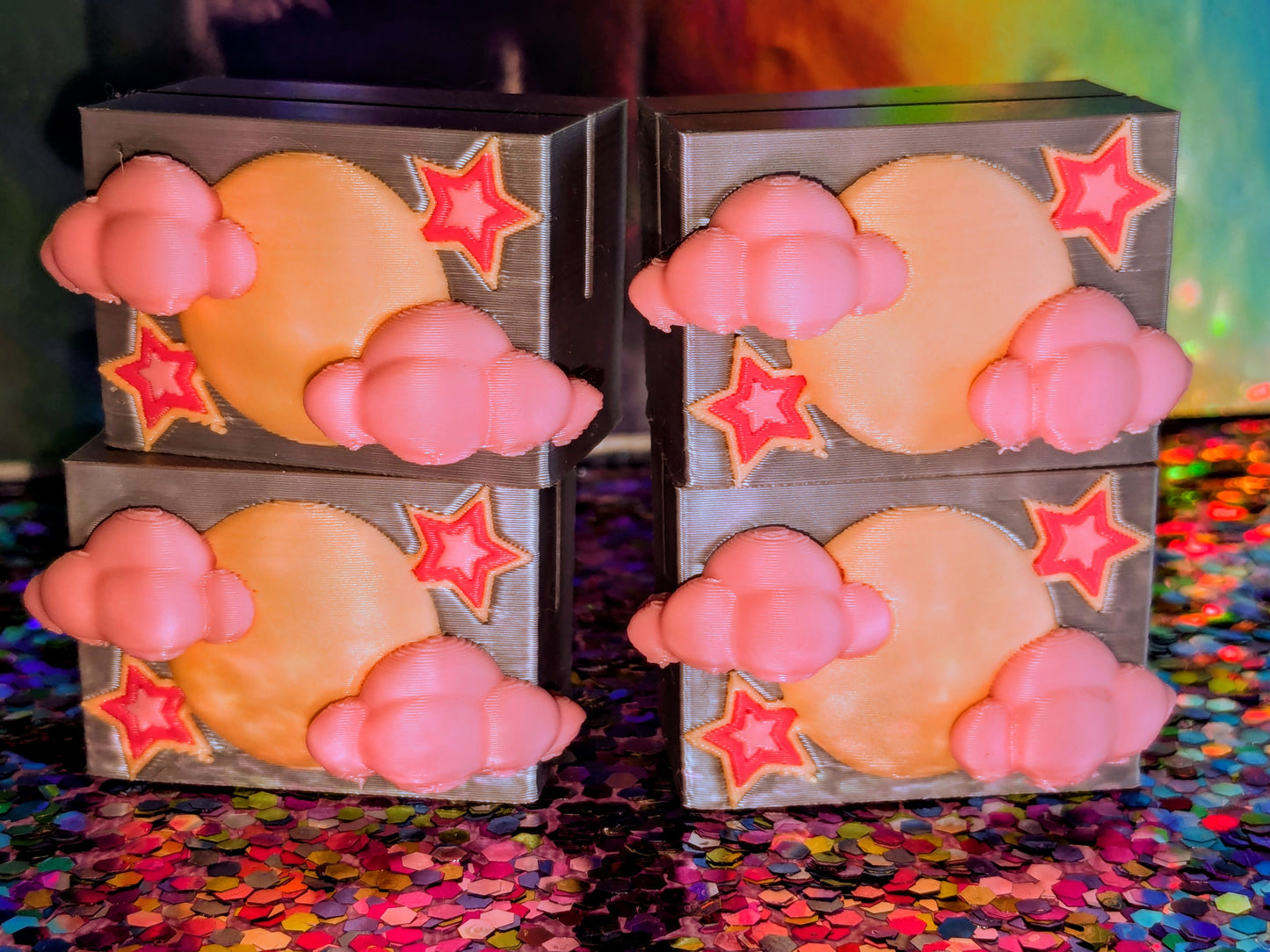 Affirmation Holder - Pink Clouds