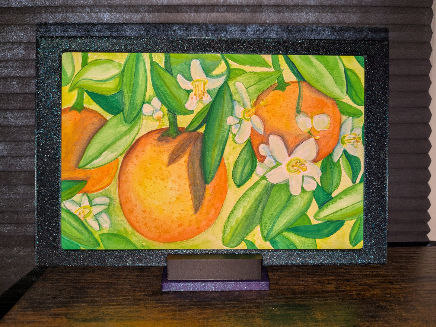Orange Blossoms Watercolor Painting