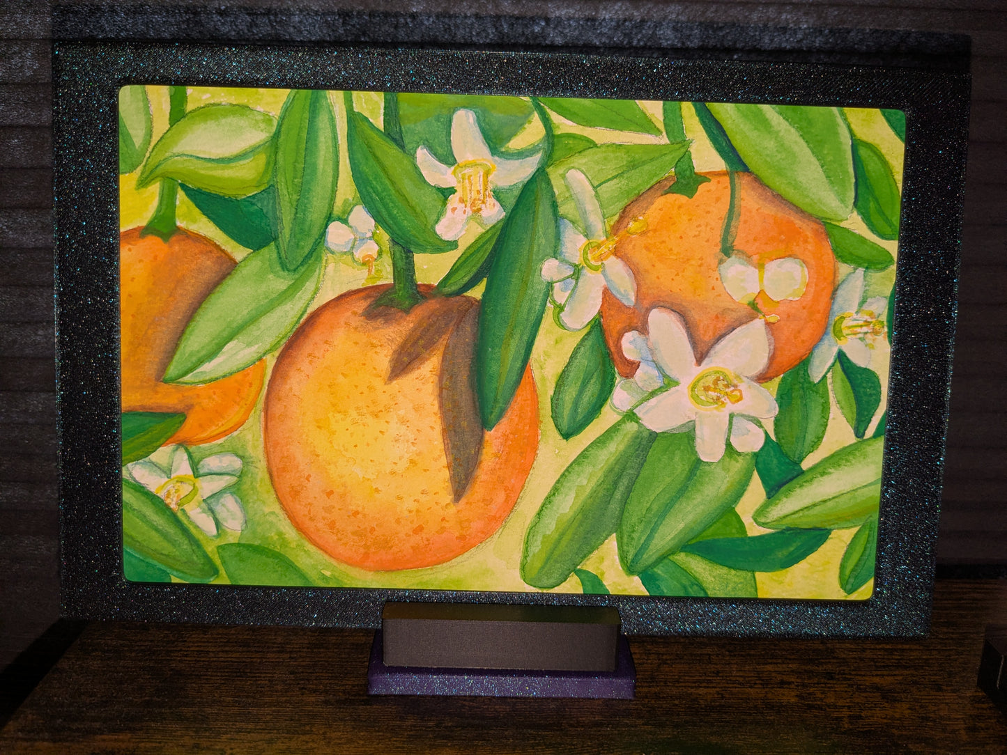 Orange Blossoms Watercolor Painting